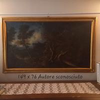 Quadro fine 600 primi 700 olio su tela.