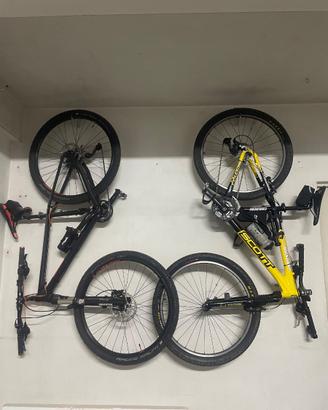 2 bici una ktm e una scott.