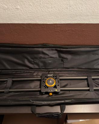 Slider binario dolly video in carbonio 80cm