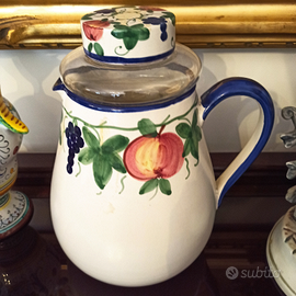 Brocca caraffa ceramica Vietri