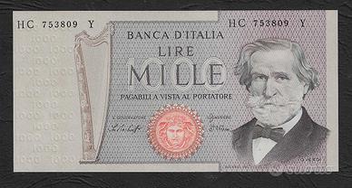 Italia - banconota FdS UNC da 1000 Lire '77