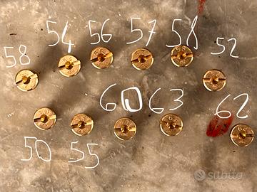 Getti carburatore M6, per grandezza vedere foto