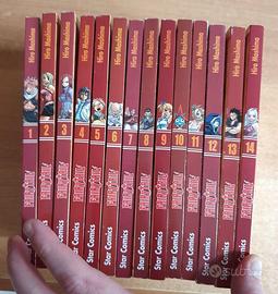 14 volumi Manga della serie  " Fairy Tail "