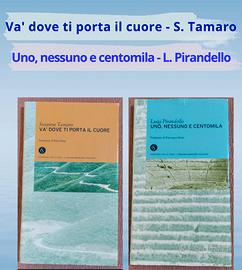 Lotto 2 libri italiani – S. Tamaro e L. Pirandello