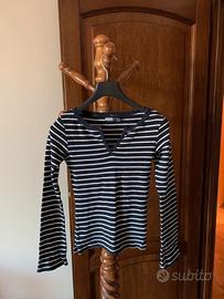 Maglia a maniche lunghe a righe Zara