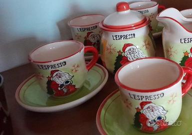 servizio da caffè di Natale 