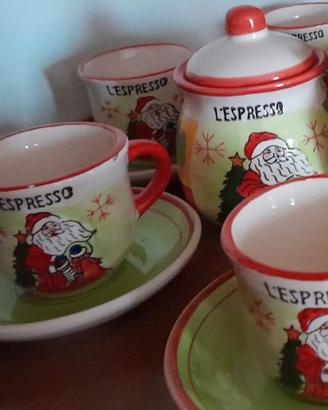 servizio da caffè di Natale 