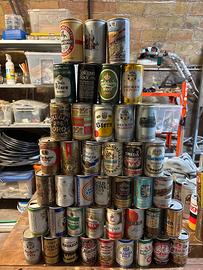 Collezione lattine birra anni 70 80