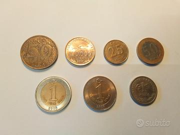 Turchia Serie di 7 Monete Annate Diverse 