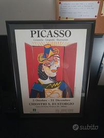 Locandina originale mostra Picasso Milano 1998