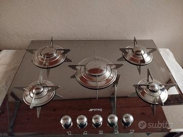 piano cottura SMEG vetro specchio