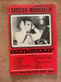 Spartito canzoni Aznavour