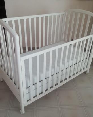 Culla con cassettiera e materasso antiacaro
