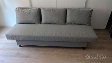 Divano letto 3 posti Ikea Ãlvdalen grigio