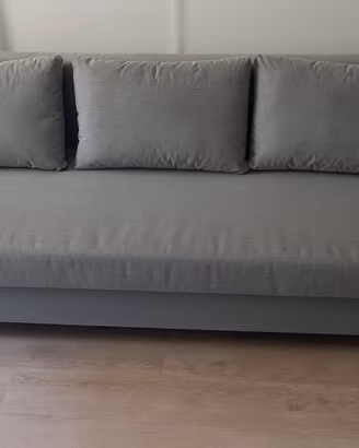 Divano letto 3 posti Ikea Ãlvdalen grigio