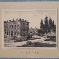 Cartolina Firenze Giardino di Boboli Da Acquaforte