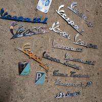 scritta vespa piaggio scudetto bomisa epoca