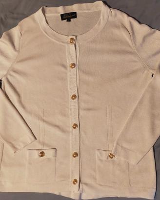 Cardigan Luisa Spagnoli con bottoni dorati 