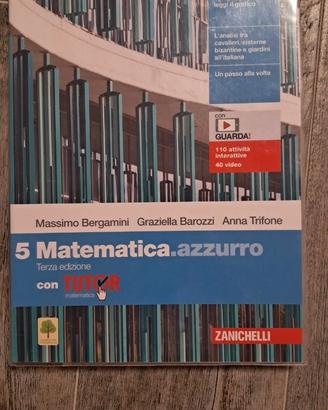 libro "Matematica azzurro"