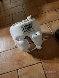 Caschetto Leone in Vera Pelle