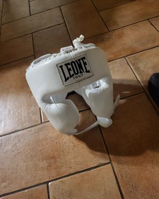 Caschetto Leone in Vera Pelle