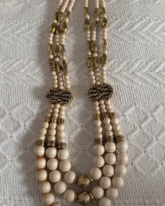 Collana in perle d’avorio