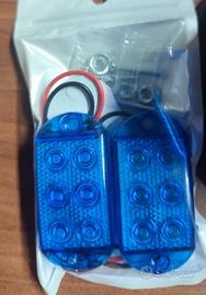 led anteriori lampeggianti blu