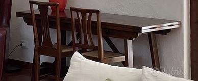 Tavolo legno apribile pateralmente