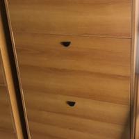 Scarpiera salva spazzo, in legno.