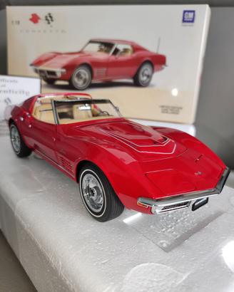 Autoart Chevrolet Corvette 1970 Rossa 1:18 Rarità