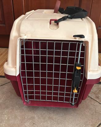 Trasportino per gatti e cani 60x40x39h cm