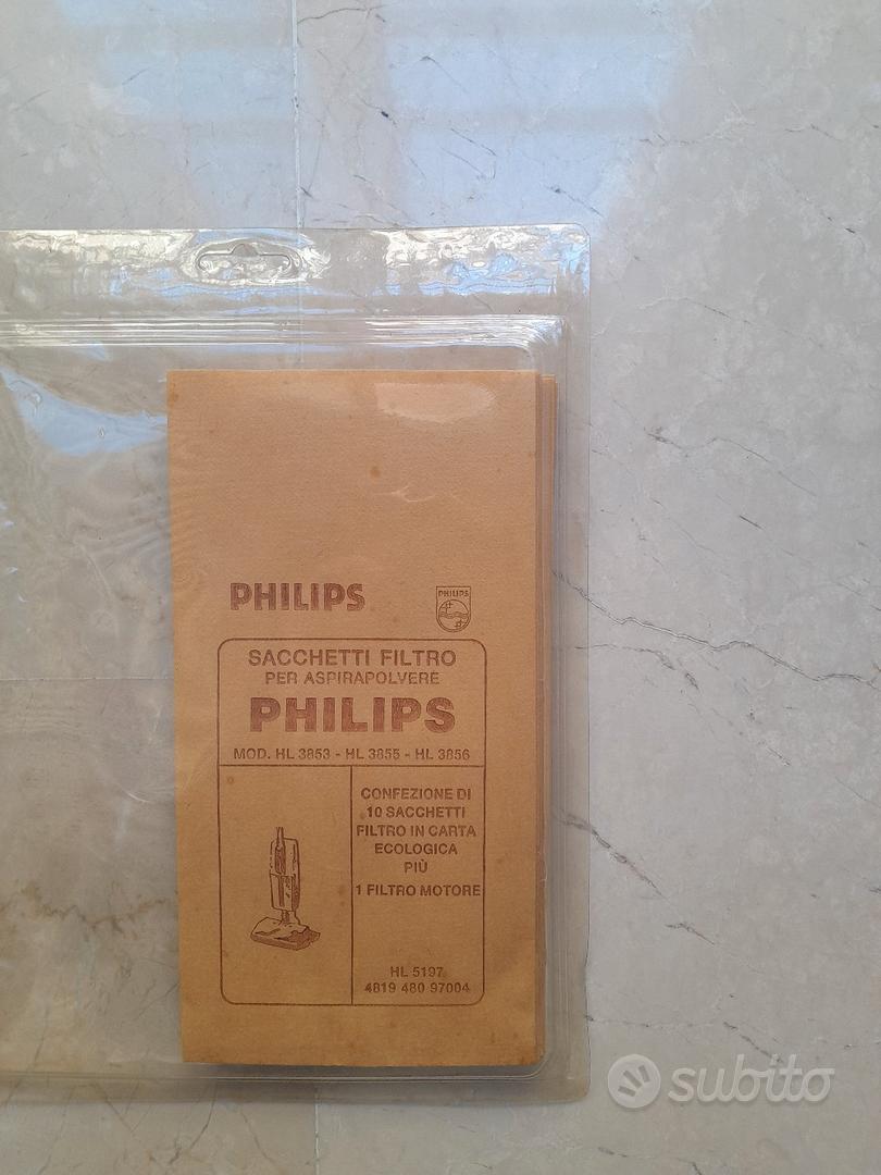 SACCHETTI per ASPIRAPOLVERE PHILIPS HL3853 HL3855 HL3856