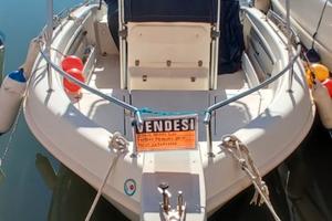 Barca con motore fuoribordo