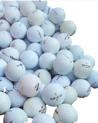 Palline da golf usate