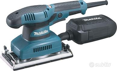 Makita BO3711 Levigatrice Orbitale con Base Rettan