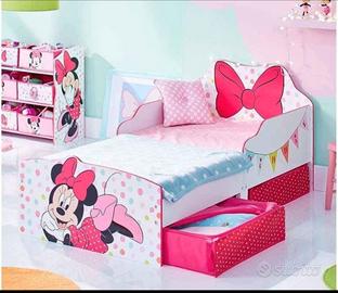 Lettino Bimba Disney Minnie+Portagiochi