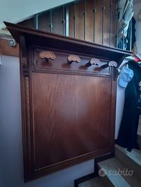 Appendiabiti da parete in legno
