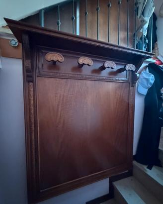 Appendiabiti da parete in legno