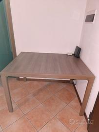 Tavolo allungabile grigio chiaro