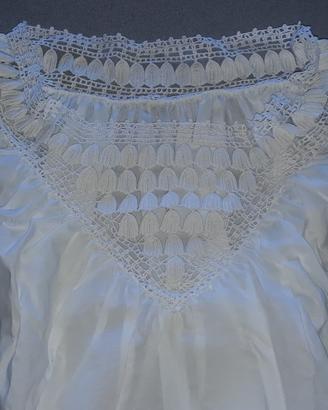 Camicia da notte realizzata a mano