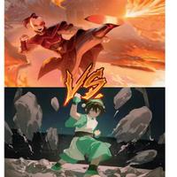 Peasant Bundle 2 Decks Firebend vs Earthbend MTG