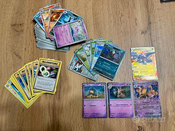 Lotto carte pokemon miste