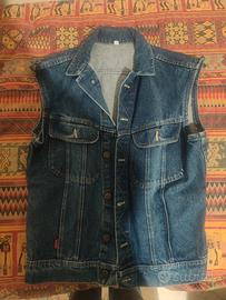 Giacca smanicata jeans tg. 44