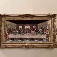 Quadro Ultima Cena elementi a rilievo