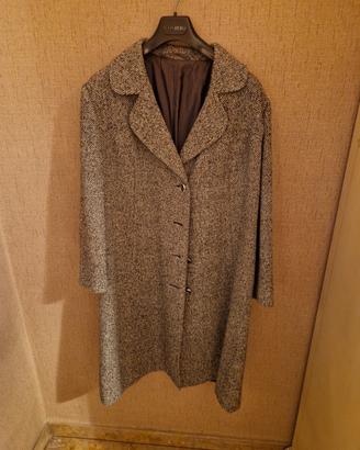 cappotto donna spigato pura lana