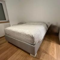 Letto matrimoniale contenitore sommier Permaflex