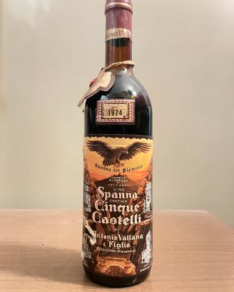 Spanna Cantina Cinque Castelli 1974
