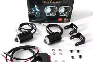 KIT STAFFE E FARETTI LED CON INTERRUTTORE-PER MOTO