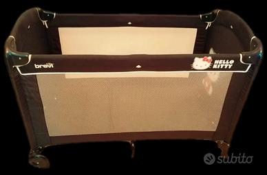 Culla da campeggio hello kitty+materasso