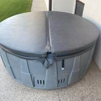 Vasca idromassaggio riscaldata rigida da esterno